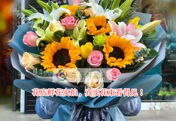 烟台栖霞市花店鲜花实拍,烟台栖霞市真实花束看得见!